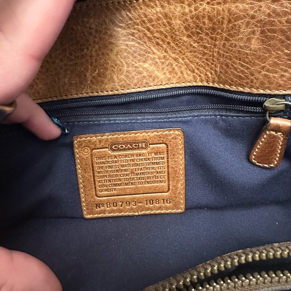 COACH y2k Patchwork Leather Shoulder Bag - Picture 5 of 5